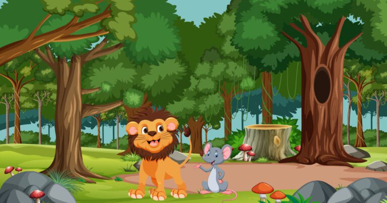 The Lion and Mouse Story in English - FreeMoralStories